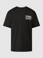 T-shirt met motiefprint, model 'MIX SESSION' van Quiksilver Grijs / zwart - 31