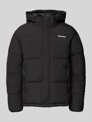 Gewatteerd jack met labelstitching en ritszakken van REVIEW - 40