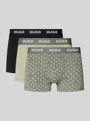Slim Fit Trunks aus Baumwoll-Mix im 3er-Pack Modell 'TRUNK TRPLET DESIGN' von HUGO - 11