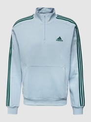 Sweatshirt mit Label-Streifen von ADIDAS SPORTSWEAR Blau - 31