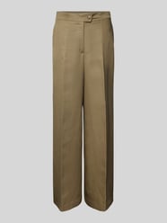 Wide Leg Stoffhose mit Bügelfalten Modell 'PIERA ANN' von Ivy Oak - 6