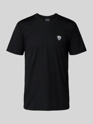 Regular Fit T-Shirt mit Logo-Patch Modell 'Train' von EA7 Emporio Armani - 44