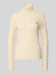 Sweter z dzianiny o kroju regular fit z mieszanki bawełny i kaszmiru od Polo Ralph Lauren - 37
