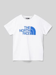 T-Shirt mit Logo-Print und Rundhalsausschnitt von The North Face Weiß - 35