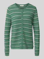 Regular Fit Jacke aus reiner Baumwolle in Strick-Optik von Christian Berg Woman - 45
