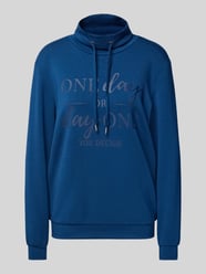 Sweatshirt met opstaande kraag en tunnelkoord, model 'BANU' van Soyaconcept - 22