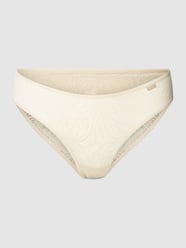 Figi z ażurowym wzorem od Calvin Klein Underwear Beżowy - 48