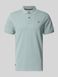 Regular Fit Poloshirt in unifarbenem Design von camel active - 31
