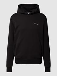 Hoodie met steekzakken opzij van CK Calvin Klein Zwart - 5