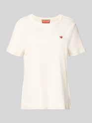 T-shirt z okrągłym dekoltem i przeszyciami od Smith and Soul - 10