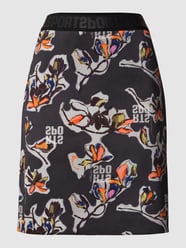 Knielange rok met all-over print van Marc Cain Bruin - 33