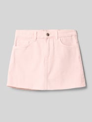 Jeansrock mit offenem Saum Modell 'sabina' von Mango Pink - 6