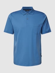 T-Shirt mit Knopfleiste von MAERZ Muenchen Blau - 23
