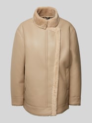 Jacke mit Leistentaschen von Fuchs Schmitt Beige - 44