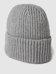 Czapka beanie z szerokim brzegiem model ‘Mika’ od Unio Szary - 15