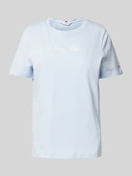 T-Shirt mit Label-Print von Tommy Hilfiger - 8