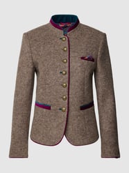 Blazer met opstaande kraag van White Label Beige - 20