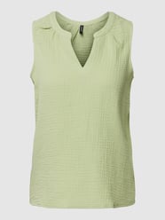 Blusenshirt mit V-Ausschnitt Modell 'NATALI' von Vero Moda Grün - 42