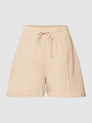 Shorts mit Plisseefalten Modell 'TINA' von Pieces Weiß - 23