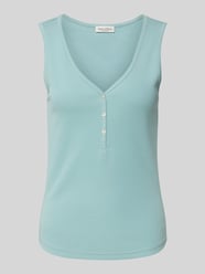 Top o kroju slim fit z mieszanki bawełny od Marc O'Polo - 40