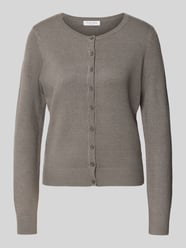 Kurtka z dzianiny z listwą guzikową od Christian Berg Woman - 14