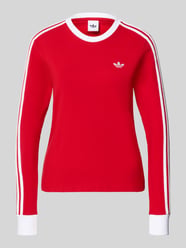 Bluzka z długim rękawem z okrągłym dekoltem i wyhaftowanym logo od adidas Originals - 6