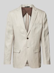 Regular Fit 2-Knopf-Sakko mit Brusttasche von SELECTED HOMME Beige - 14