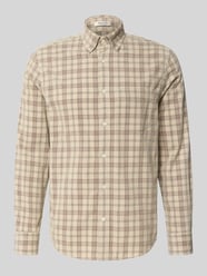 Freizeithemd mit Knopfleiste von Gant Beige - 14