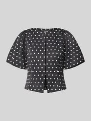 Slim Fit Bluse im Allover-Look Modell 'ANELA' von Neo Noir - 6