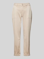 Tapered Fit Hose mit verkürztem Schnitt Modell 'Linda' von Buena Vista Beige - 19