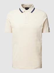 Poloshirt mit Kontrast-Details von Paul & Shark Beige - 9