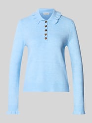 Gebreide pullover met platte kraag en knoopsluiting van Christian Berg Woman - 33