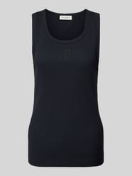 Slim Fit Tank Top aus Baumwoll-Mix mit Logo-Stitching von Marc O'Polo - 22