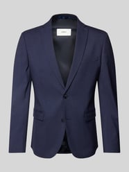 Marynarka zapinana na dwa guziki z kołnierzem z połami model ‘Pure’ od s.Oliver BLACK LABEL - 1