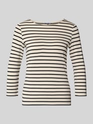 T-shirt z okrągłym dekoltem i rękawem o dł. 3/4 od MORE & MORE - 41