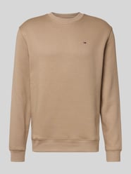 Regular Fit Sweatshirt aus Baumwoll-Mix von Tommy Jeans Beige - 25