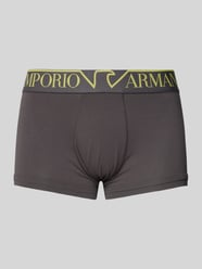 Boxershort met elastische band met label van Emporio Armani Grijs / zwart - 27