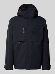 Parka o kroju regular fit z kieszeniami zapinanymi na zamek błyskawiczny model 'TEXXXACTIVE' od camel active - 17