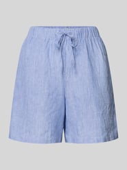 Linnen short met streepmotief model 'ERAS' van ECOALF - 34
