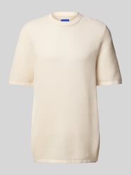 Strickshirt mit Rundhalsausschnitt Modell 'ALMERIA' von JACK & JONES - 36