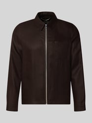 Regular Fit Hemdjacke aus Leinen mit Reißverschluss von DRYKORN - 21