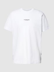 T-Shirt mit Logo-Print von G-Star Raw Weiß - 35