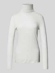 Longsleeve mit Strukturmuster von JAKE*S STUDIO WOMAN Beige - 28