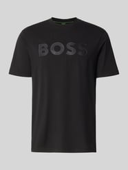 Regular Fit T-Shirt aus reiner Baumwolle Modell 'TS_STRUCTURE LOGO 1027473' von BOSS Green - 2