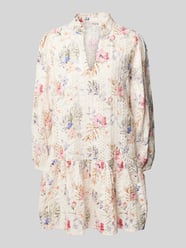 Mini-jurk met broderie anglaise, model 'Grete' van A-view Beige - 35