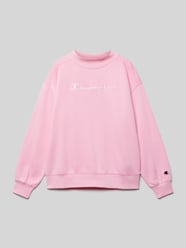 Sweatshirt mit Label-Stitching von CHAMPION Rosa - 20