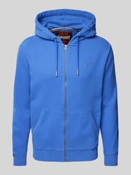 Sweatjacke mit Label-Stitching von Superdry - 9