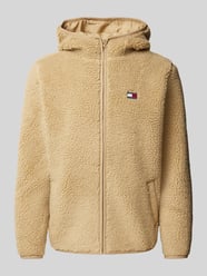 Teddyfell-Jacke mit Kapuze von Tommy Jeans Beige - 11