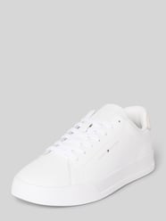 Lage sneakers van leermix van Tommy Hilfiger - 7