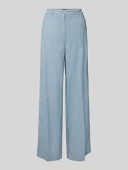 Wide Leg Leinenhose mit Eingrifftaschen Modell 'ADRIENNE' von Cambio - 45